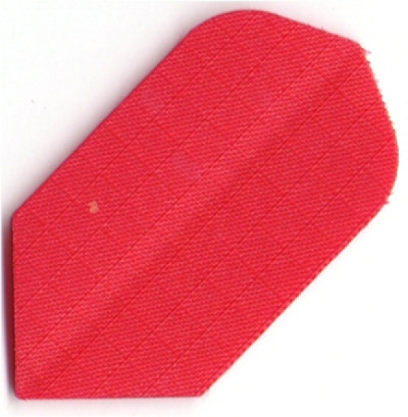 Nylon Long Life Stoff Flights slim schmal Rot