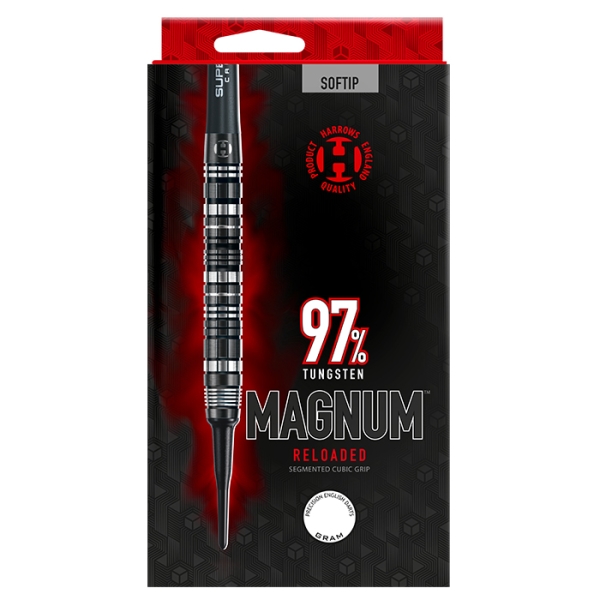 Harrows Magnum Reloaded Softdart 18  Gramm 97% Tungsten