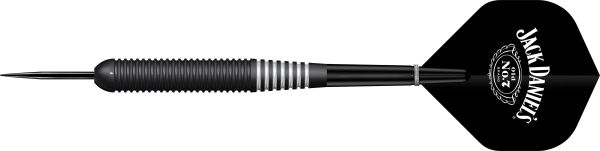 Jack Daniels Old No7 Electro Black Brass Steeldarts 22g