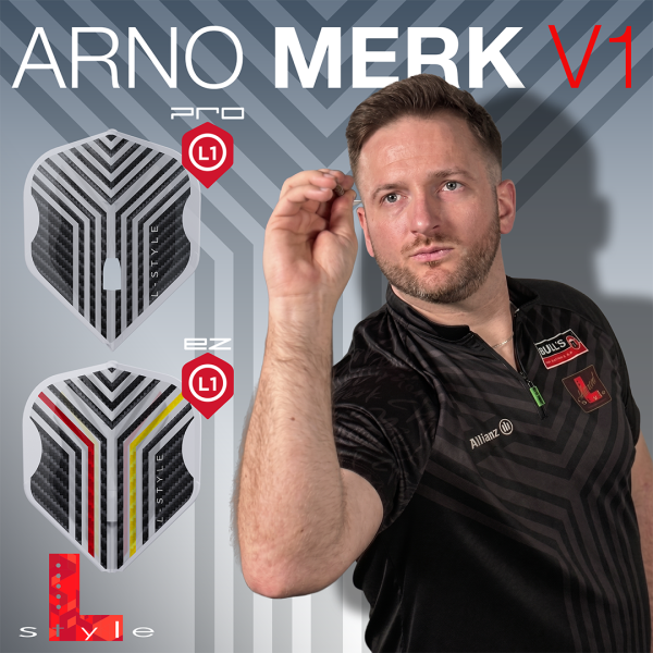 L-Style Flights Arno Merk V1 L1 EZ Clear White