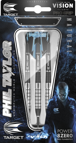 Target Phil Taylor 8Zero G2 Steeldart  24 Gramm 80% Tungsten