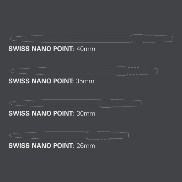 Target Swiss Stahlspitzen Nano Gold 40mm