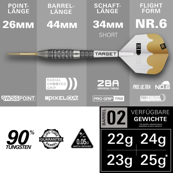 REDUX 90% 02 25G SP Steeldart