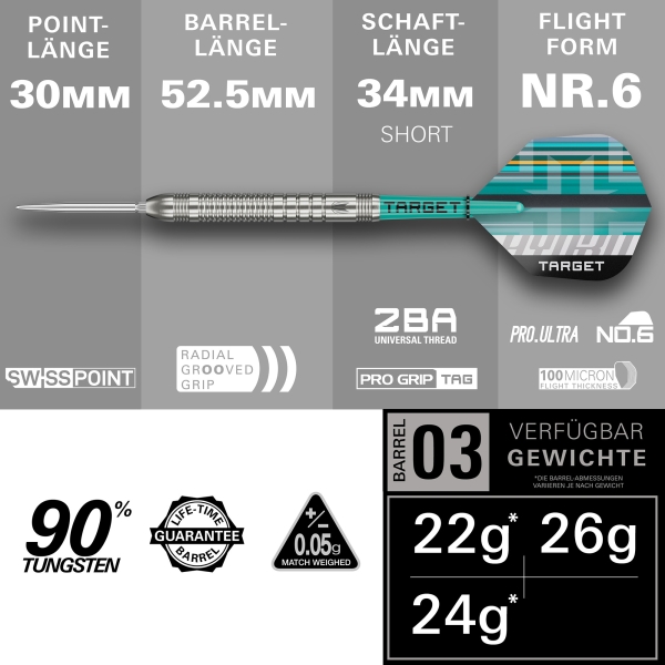 HYDRO 90% 03 26G SP Steeldart