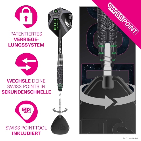 STAR WARS TIE FIGHTER 90% 25G SP STEEL DARTS