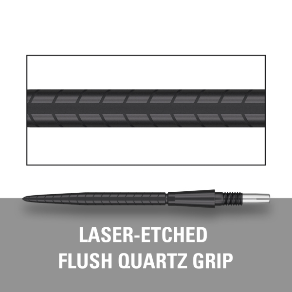 Target Swiss Stahlspitzen Storm Quartz Schwarz 26mm