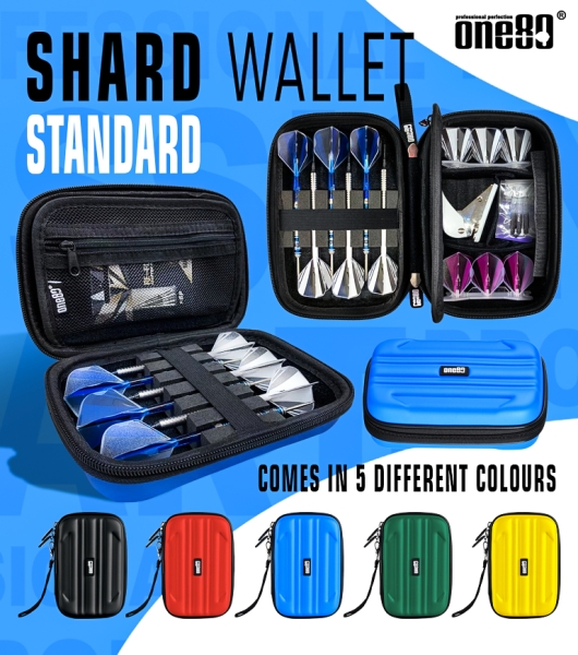 One80 Shard Standard Darttasche Schwarz