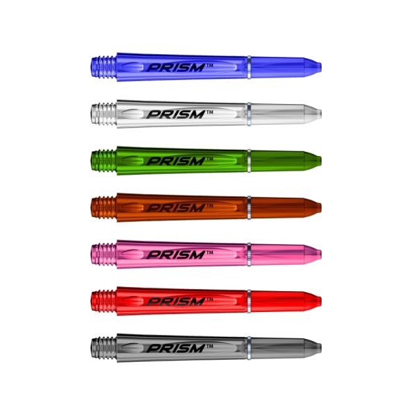 Winmau Prism  Schäfte Schwarz Transparent Kurz