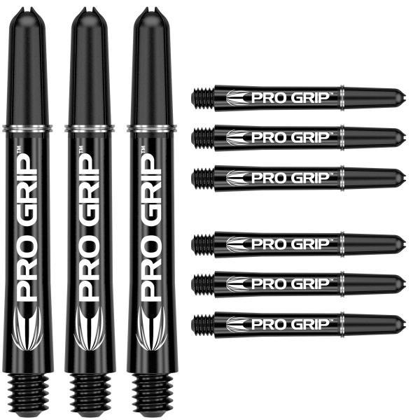 Target Pro Grip Schäfte 3 Satz Schwarz Kurz
