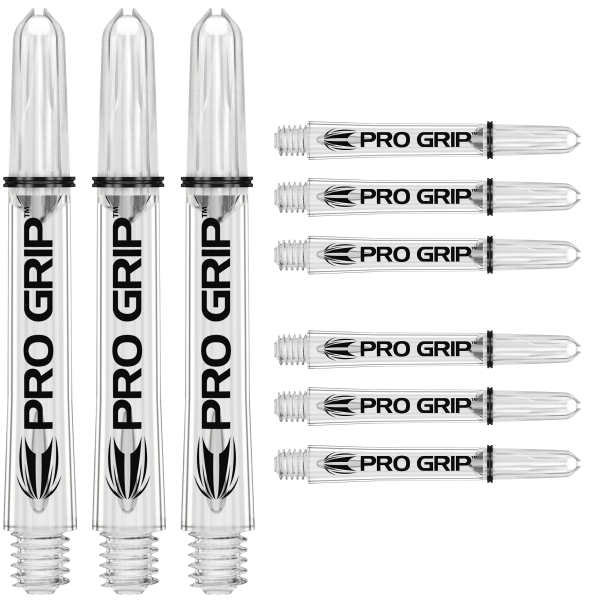 Target Pro Grip Shafts 3 Satz Clear Midi