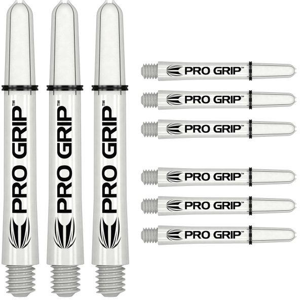 Target Pro Grip Schäfte 3 Satz Kurz Weiss