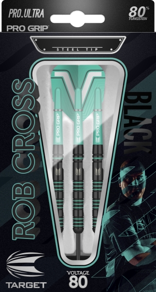 Target Rob Cross Black 80% Tungsten 24 Gramm Steeldart Schwarz