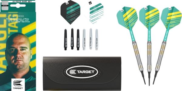 Target ROB CROSS BRASS 18G SOFT TIP DARTS