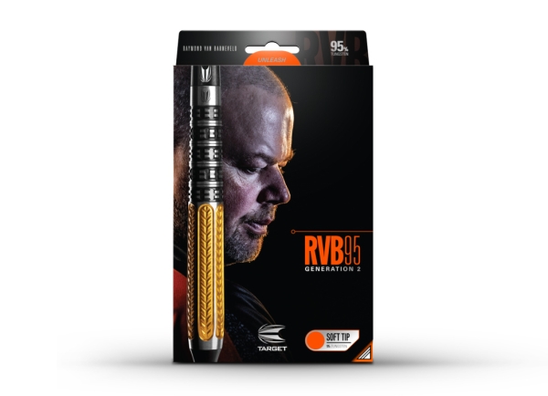 RVB Barneveld G2 95% Tungsten 17 Gramm Soft Tip Darts mit Plastikspitzen