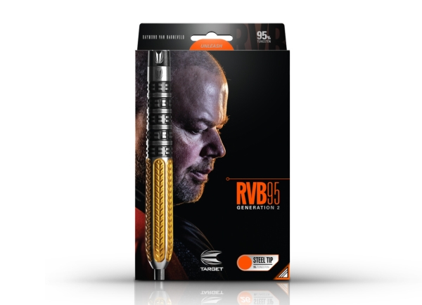 RVB Barneveld G2 95%Tungsten  25 Gramm Steel Tip Darts mit Stahlspitzen