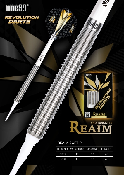 One80 Revolution Reaim 90% Tungsten Softdart  Barrelgewicht 16 Gramm