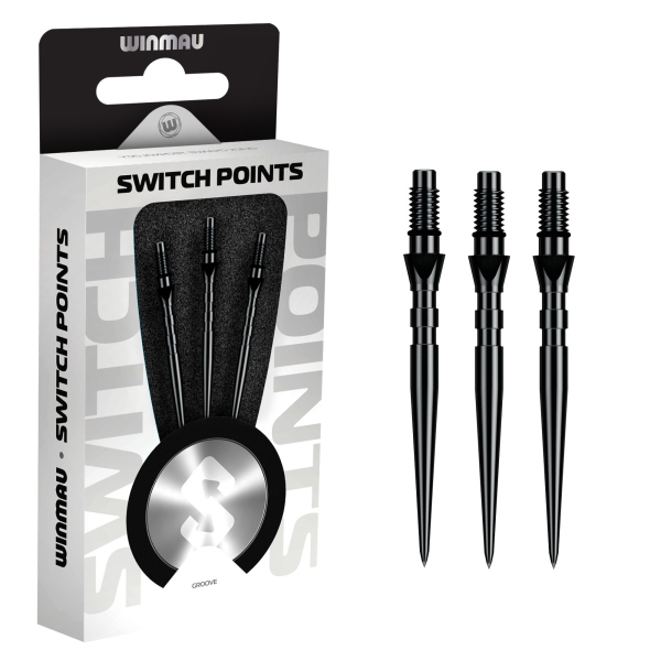 Winmau Switch Point Groove Black 30MM