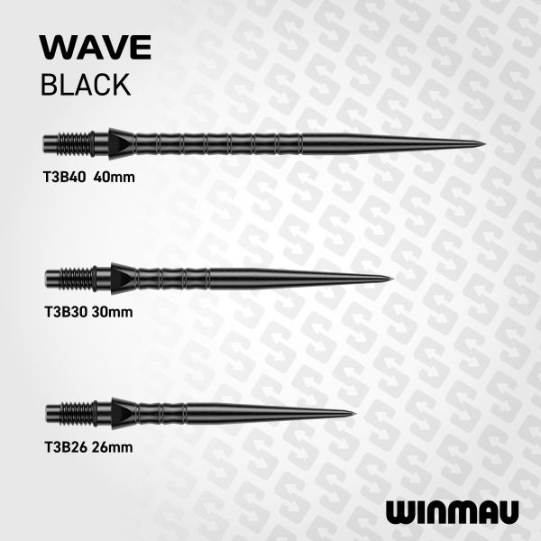Winmau Switch Point Wave Black 30MM