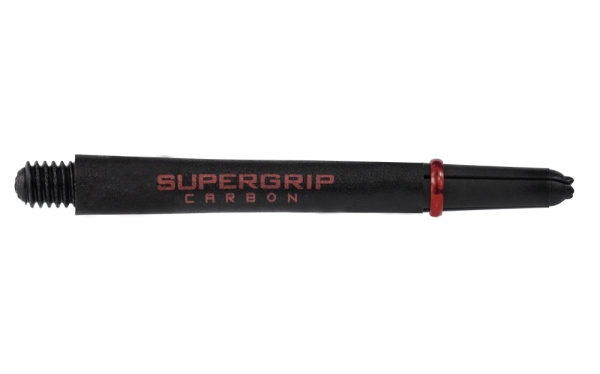 Harrows Supergrip Carbon Schaft Schwarz Rot Medium