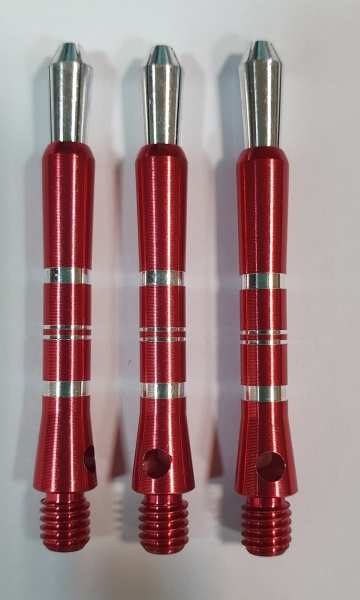 Target Pinch Grip Schäfte Rot Medium 4 Ringe