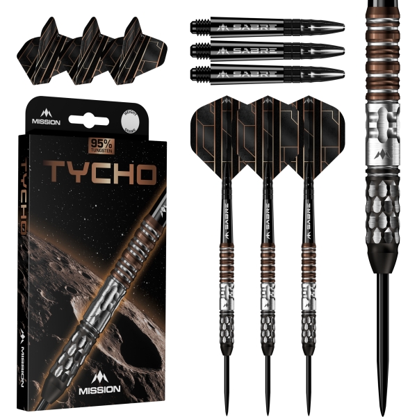 Tycho Steeldart 90% Black & Bronze PVD 24g