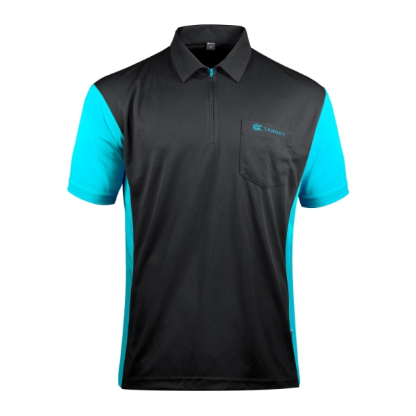 Target Coolplay Shirt Hybrid 3 Schwarz/Aqua Größe 4XL