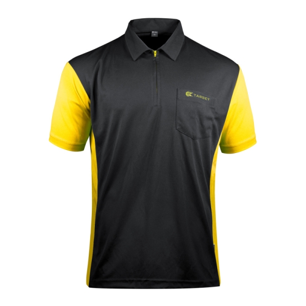 Target Coolplay Shirt Hybrid 3 Schwarz/Gelb Größe S