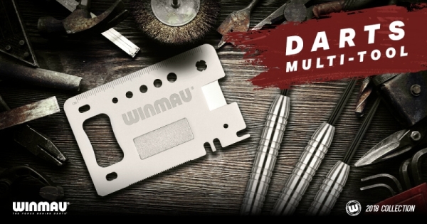 Winmau Darts Multi-Tool 8.5x6cm gross