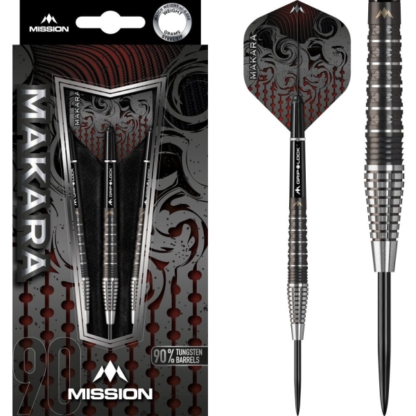 Mission Makara Steeldart 90% Tapered M2 Graphite PVD 23 Gramm