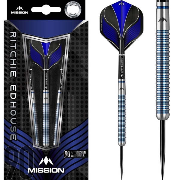 Mission Ritchie Edhouse Steeldart 90% Blue PVD 21 Gramm