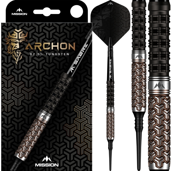 Mission Archon 97,5% Softdarts Black&Bronze 18g