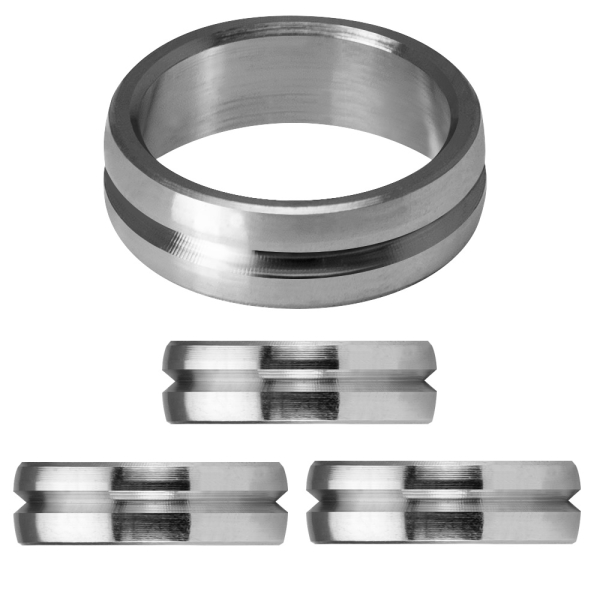 Mission F-Lock Titanium Rings Flight Lock- Ultra Tough Silver Ti