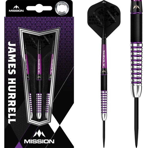 Mission James Hurrell Steel 90% Hillbilly Black & Purple 22g