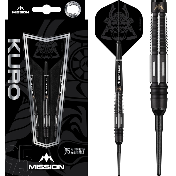 Mission Kuro M4 95% Black Titanium Softdart 21 Gramm