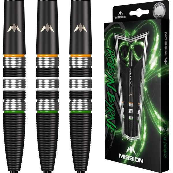 Mission Robyn Byrne  Softdart 90 % Tungsten Black Titanium 18g