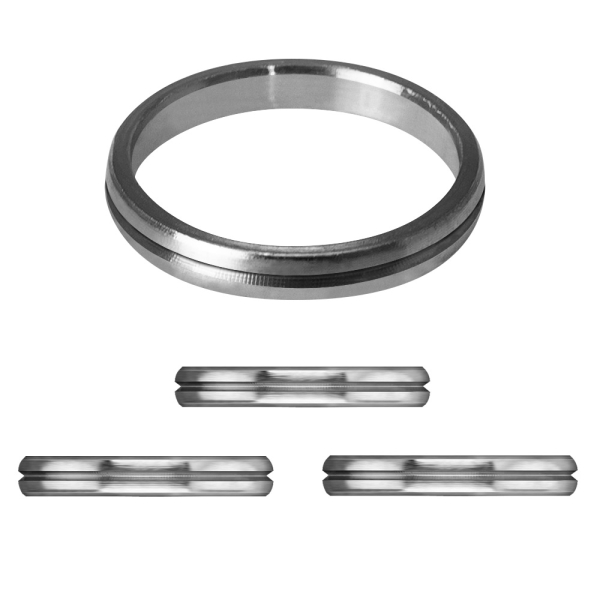 Mission S-Lock Titanium Rings Shaft Lock Ultra Tough Silver Ti