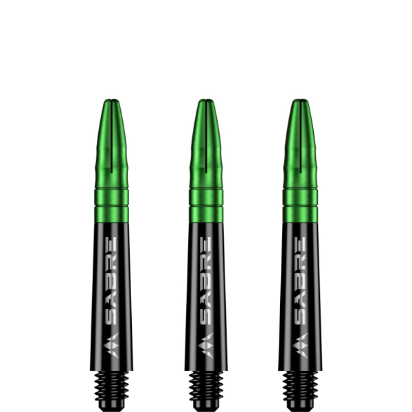 Mission Sabre Shafts Black/Grün Kurz