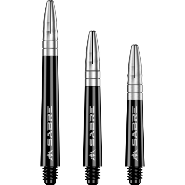 Mission Sabre Shafts Black/Silber Midi