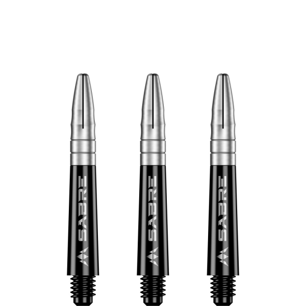 Mission Sabre Shafts Black/Silber Kurz