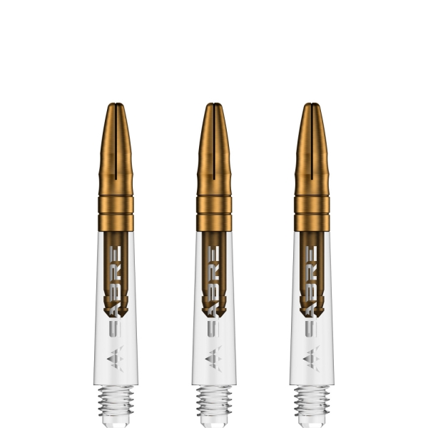Mission Sabre Shafts Clear/Gold Kurz