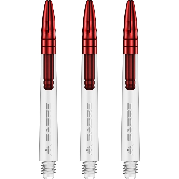 Mission Sabre Shafts Clear/Red Medium