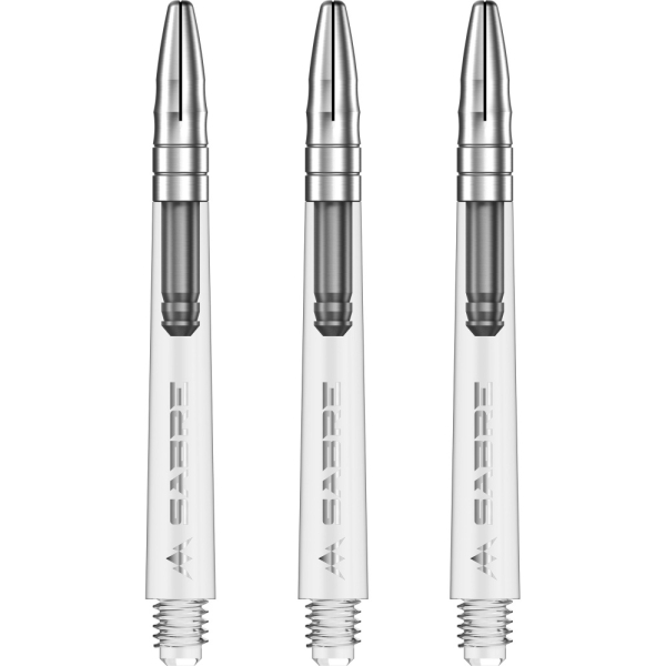 Mission Sabre Shafts Clear/Silber Medium