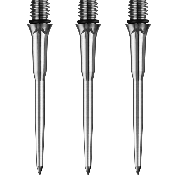 Mission Titan Pro Titanium Schraubspitzen 2BA glatt 34mm Silver