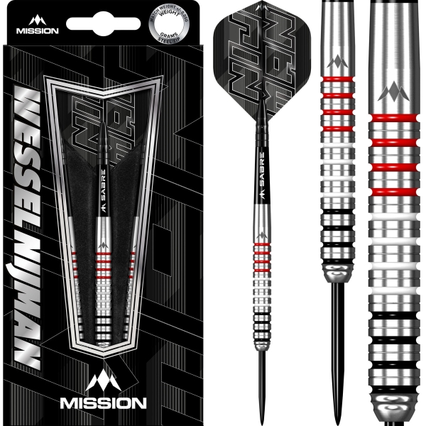 Mission Wessel Nijman  Steeldart 95 % Tungsten Natural 23g