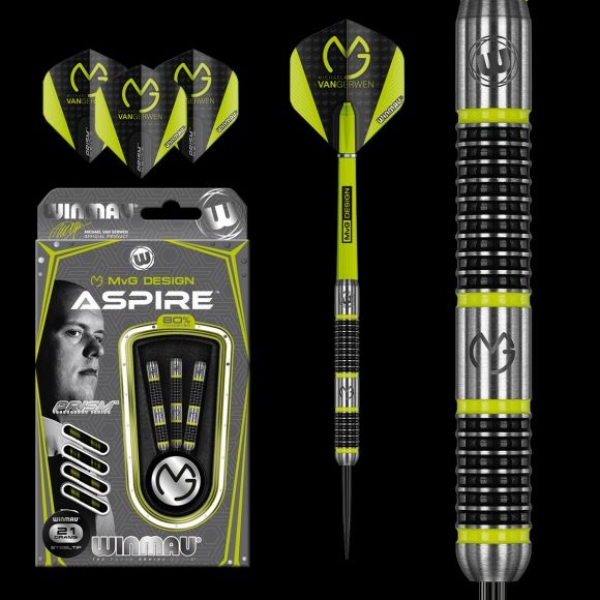 Winmau MvG Michael van Gerwen Aspire 80% Tungsten Steeldart 21 Gramm