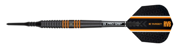 Target Barneveld RVB 18 Gramm 80% Tungsten BLACK TUNGSTEN Softdart Schwarz