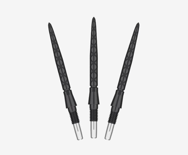 Target Swiss Stahlspitzen Storm Diamond Schwarz 30mm