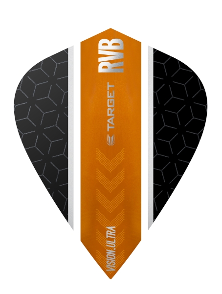 TARGET BARNEVELD RVB VISION ULTRA SCHWARZ ORANGE STRIPE KITE FLIGHT