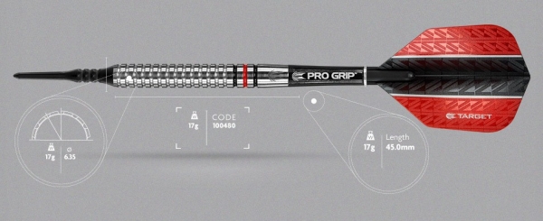 Target Vapor Softdart 8-04 17 Gramm 80% Tungsten